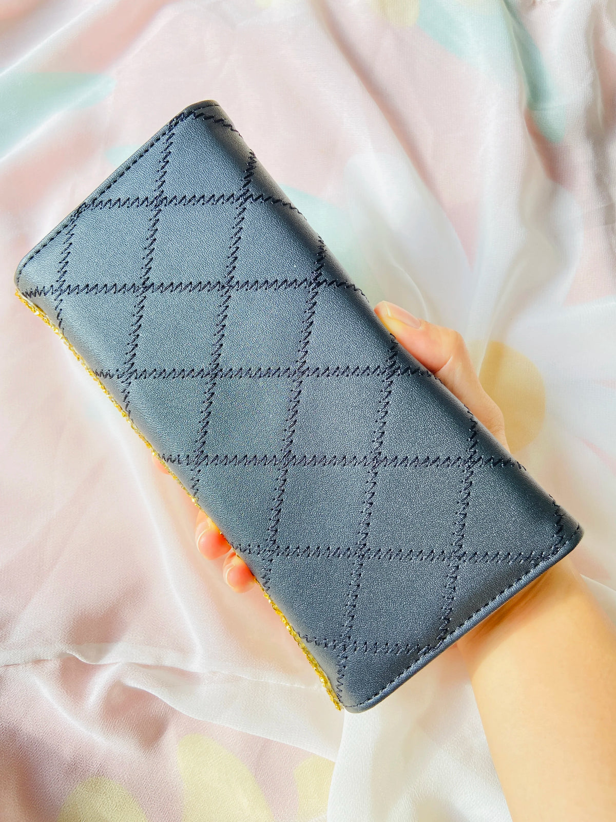 European-Style Palace-Style Green Jade Rhinestone High-End Wallet, Pure Handmade Luxury Heavy-Duty Rhinestone-Embellished High-End Women's Wallet, Large-Capacity Women's Wallet, Sparkling Rhinestone Evening Wallet for Girls